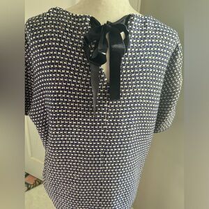 NWT J Crew Silk Tweed w/Lurex Top Grosgrain Bow Sz. 12